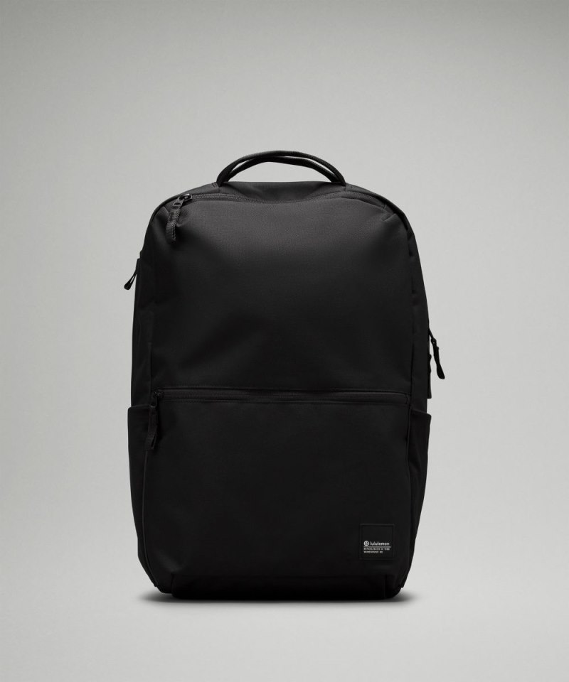 Lululemon Double-Zip Backpack 22L Black / Traverse Grey Online Outlet Sale