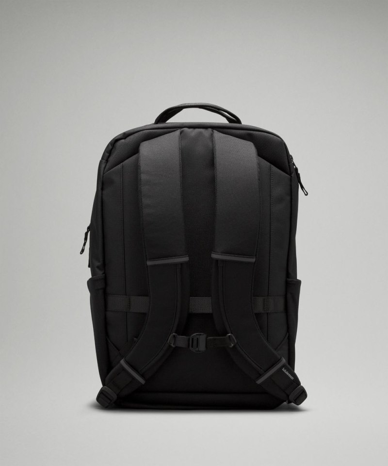 Lululemon Double-Zip Backpack 22L Black / Traverse Grey Online Outlet Sale