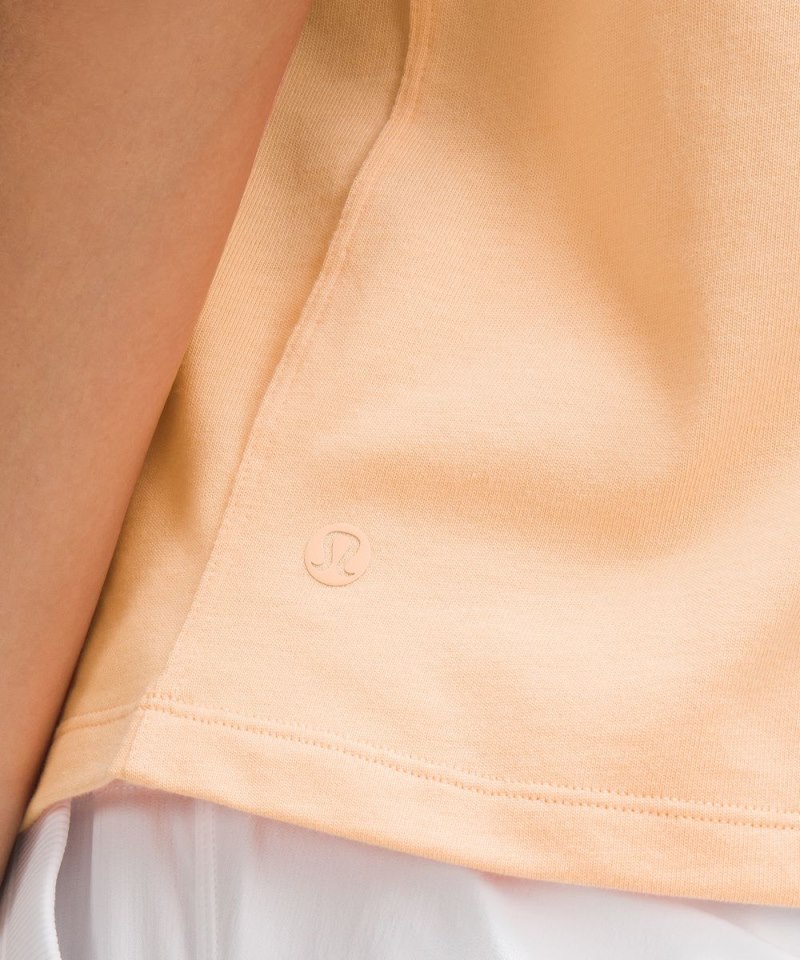 Lululemon Relaxed-Fit Cotton Jersey T-Shirt Peach Bellini Online Outlet Sale