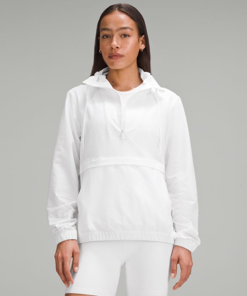 Lululemon Pack Light Pullover White Online Outlet Sale