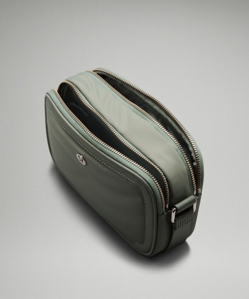 Lululemon Crossbody Camera Bag 2L Grey Eucalyptus Online Outlet Sale