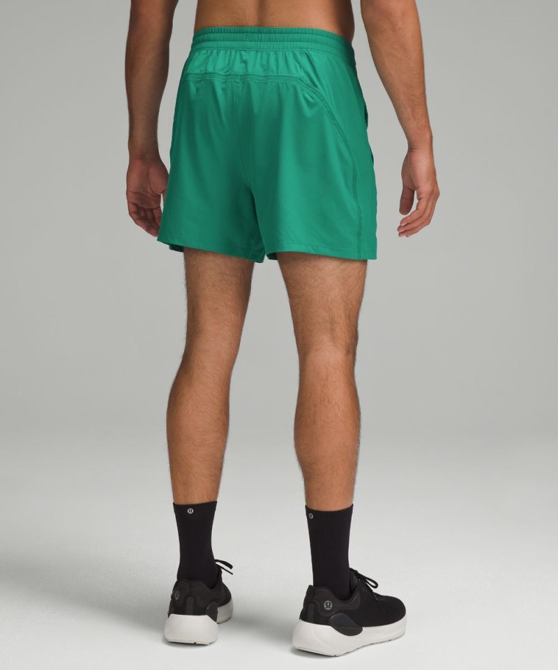 Lululemon Pace Breaker Linerless Short 5" Cascadia Green Online Outlet Sale