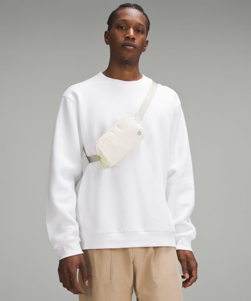 Lululemon Everywhere Belt Bag Mini *Ripstop Wisp Yellow / Raw Linen / Lichen Lime Online Outlet Sale