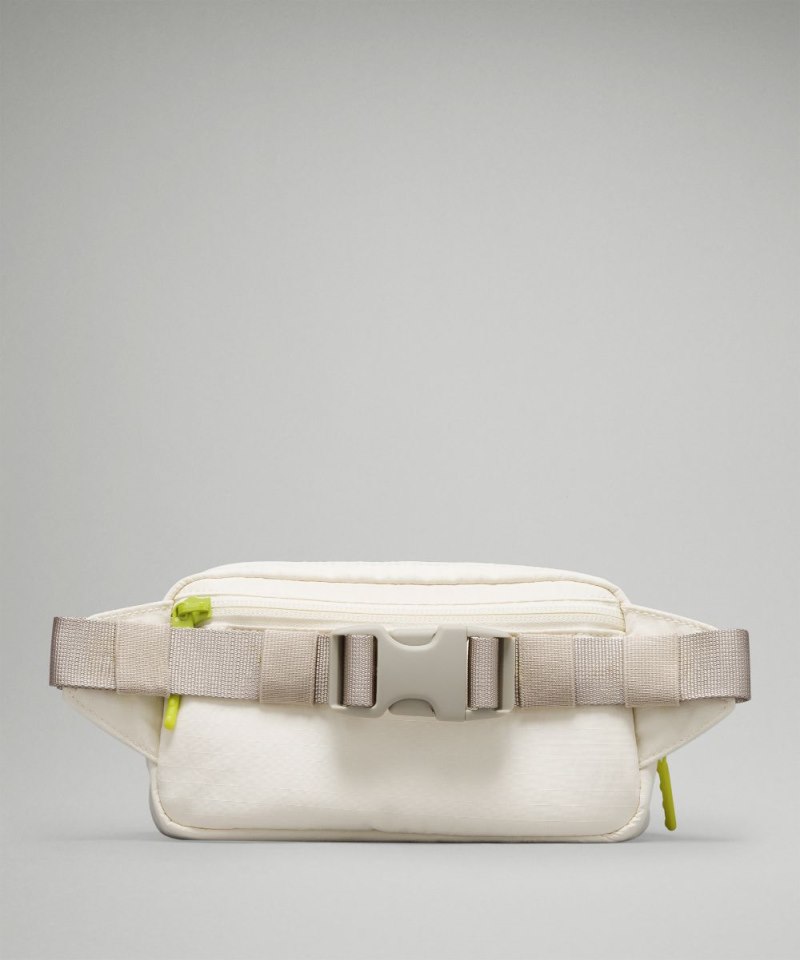 Lululemon Everywhere Belt Bag Mini *Ripstop Wisp Yellow / Raw Linen / Lichen Lime Online Outlet Sale