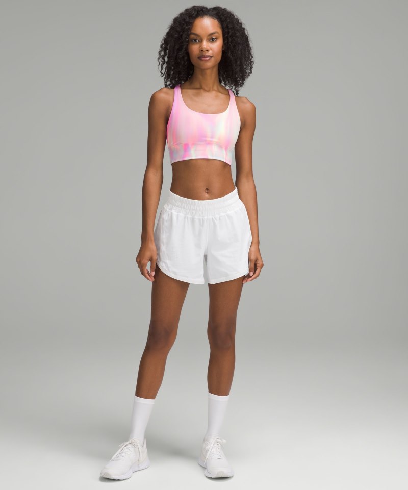 Lululemon lululemon Energy Longline Bra Medium Support, B–D Cups *Wash Psychedelic Wash Multi Online Outlet Sale
