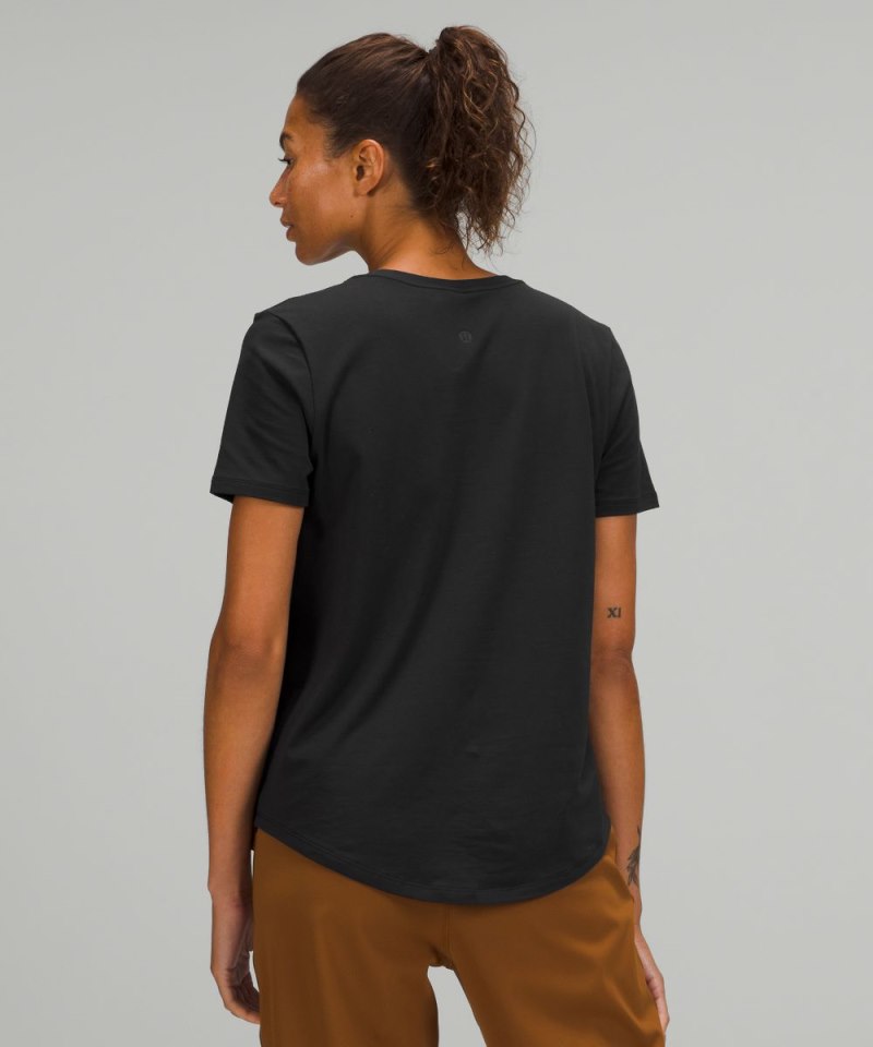 Lululemon Love V-Neck T-Shirt Black Online Outlet Sale