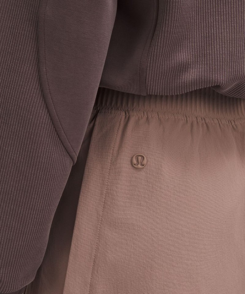 Lululemon Stretch Woven Relaxed-Fit High-Rise Short 4" Taupetastic Online Outlet Sale