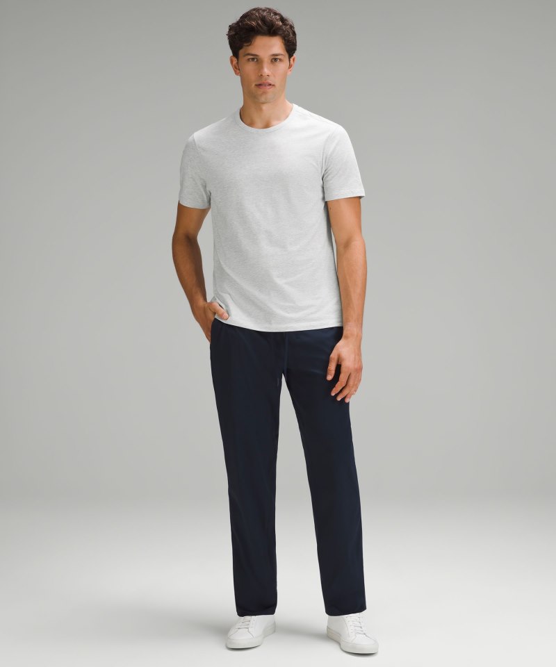 Lululemon 5 Year Basic T-Shirt *5 Pack Black / White / Heathered Vapor / Blue Linen Online Outlet Sale
