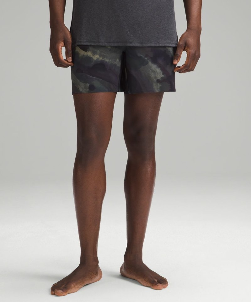 Lululemon Balancer Short 6" Ink Islands Burnside Multi Online Outlet Sale