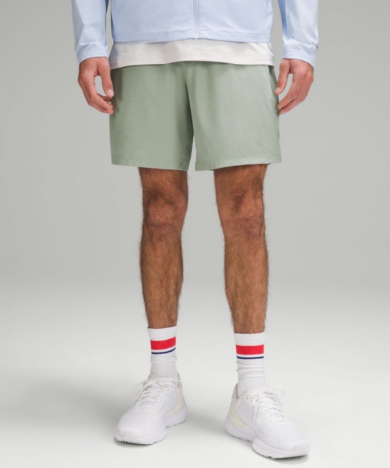 Lululemon Pace Breaker Linerless Short 7" Palm Court Online Outlet Sale
