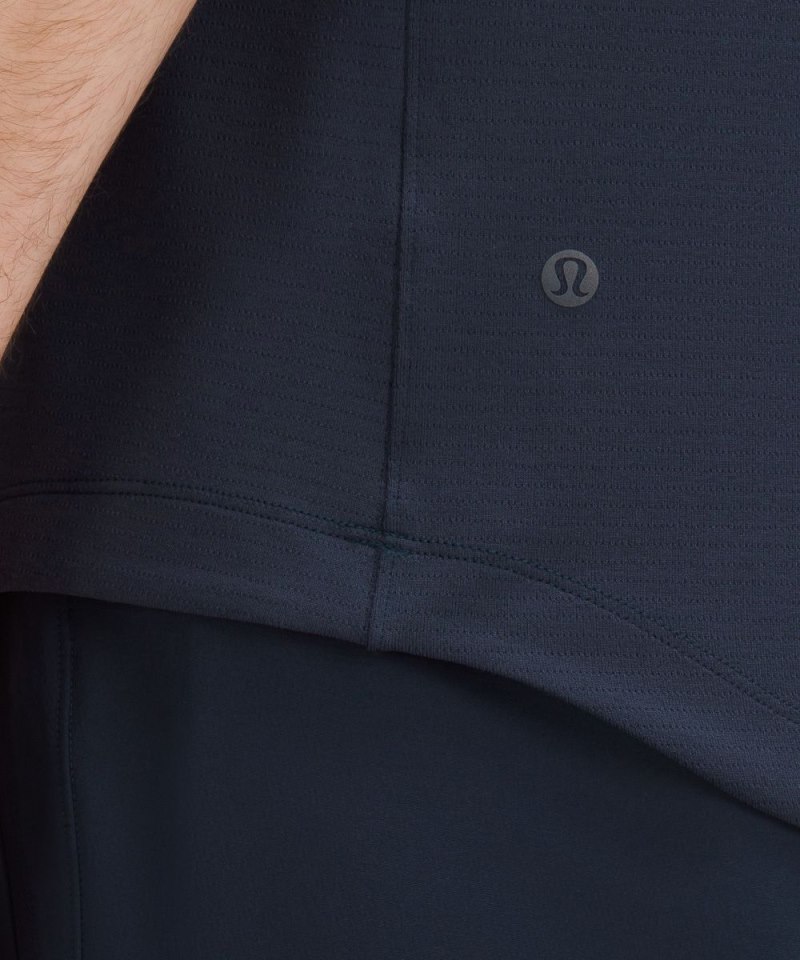 Lululemon License to Train Short-Sleeve Shirt True Navy Online Outlet Sale