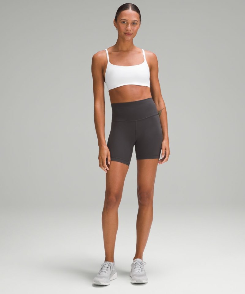 Lululemon Wunder Train Strappy Racer Bra *Light Support, A / B Cup White Online Outlet Sale