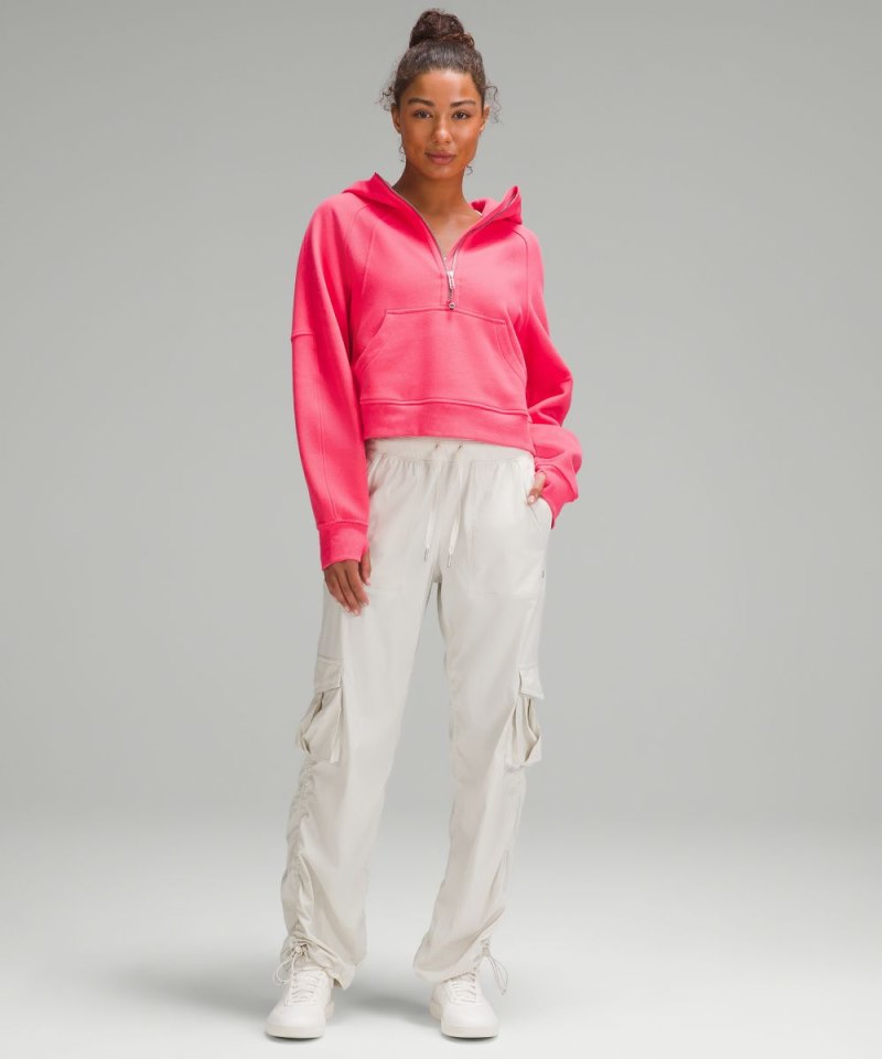 Lululemon Scuba Oversized Half-Zip Hoodie Glaze Pink Online Outlet Sale