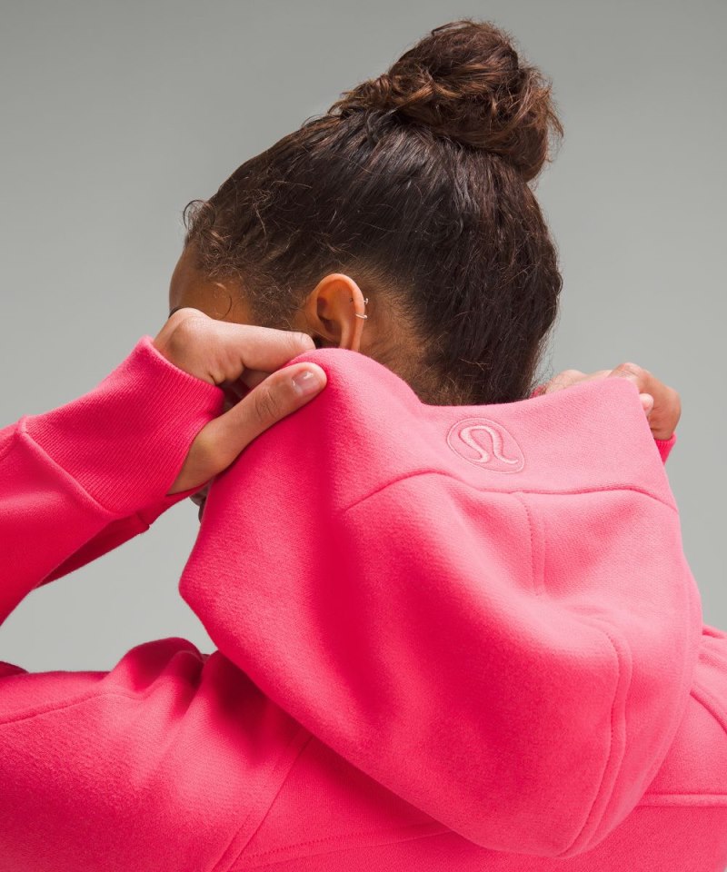 Lululemon Scuba Oversized Half-Zip Hoodie Glaze Pink Online Outlet Sale