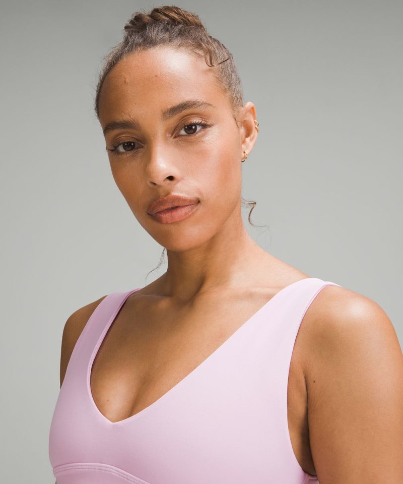 Lululemon lululemon Align™ V-Neck Bra *Light Support, A / B Cup Vitapink Online Outlet Sale