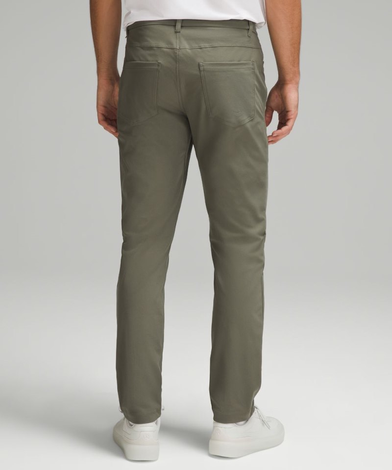 Lululemon ABC Classic-Fit 5 Pocket Pant 34"L *Warpstreme Army Green Online Outlet Sale