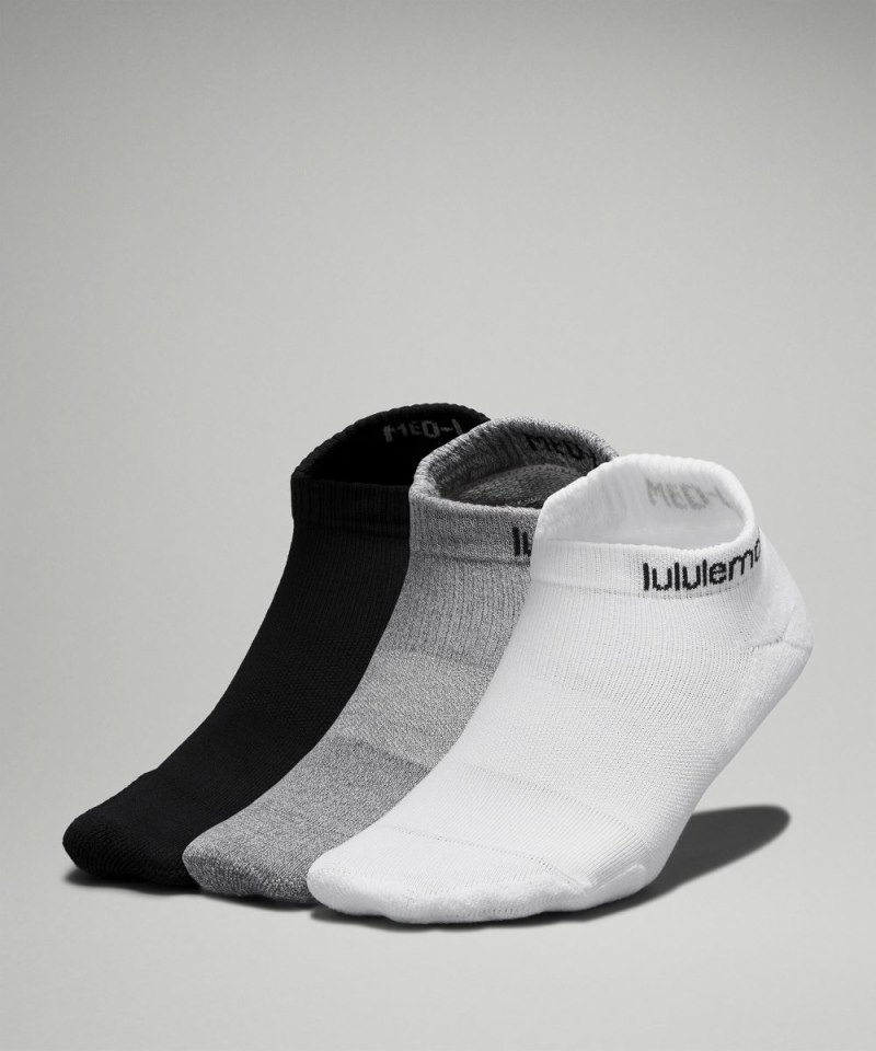 Lululemon Women's Daily Stride Comfort Low-Ankle Socks *3 Pack White / Heather Grey / Black Online Outlet Sale