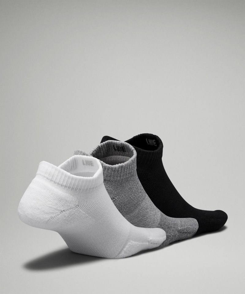 Lululemon Women's Daily Stride Comfort Low-Ankle Socks *3 Pack White / Heather Grey / Black Online Outlet Sale