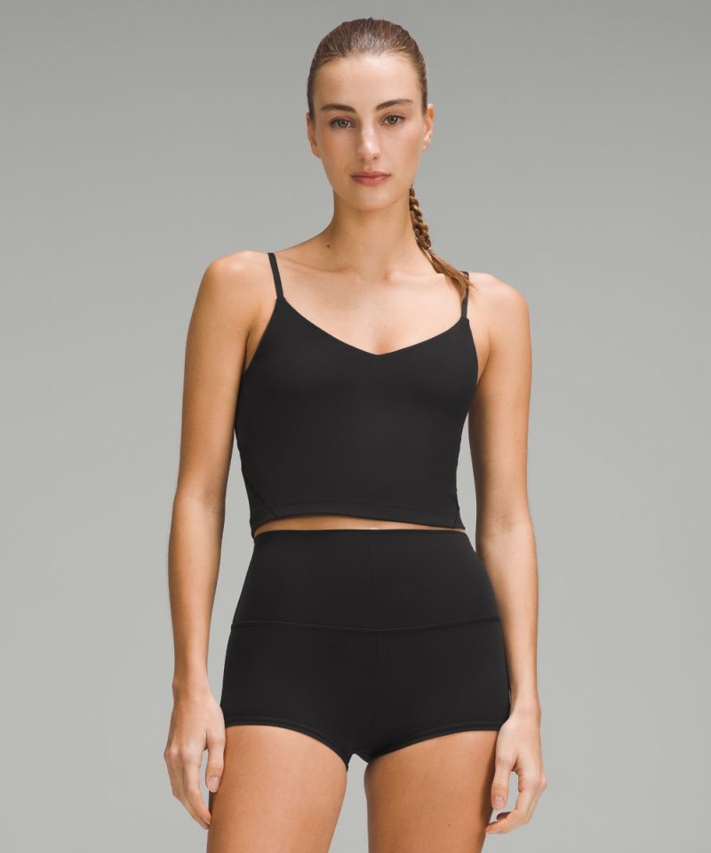 Lululemon lululemon Align™ Cropped Cami Tank Top *A / B Cup Black Online Outlet Sale