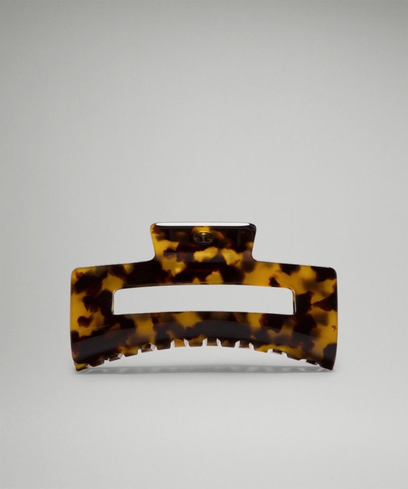 Lululemon Extra Large Claw Hair Clip French Press / Burnt Caramel Online Outlet Sale