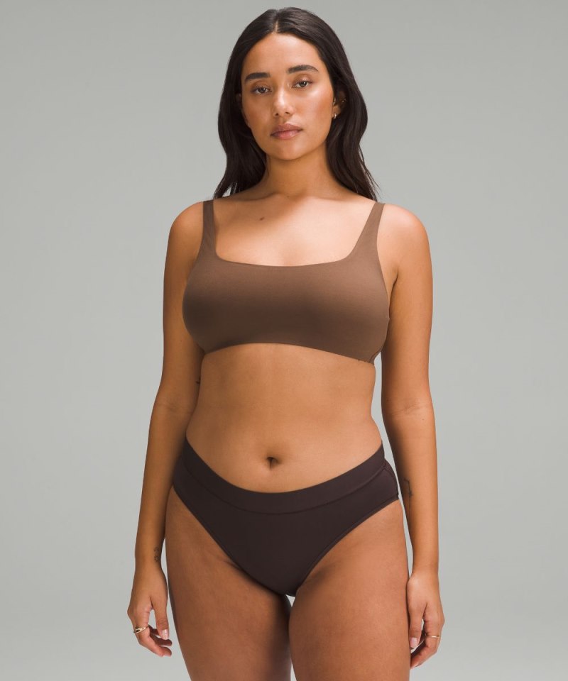 Lululemon Wundermost Ultra-Soft Nulu Scoop-Neck Bralette A–D Cups Java (not available) Online Outlet Sale