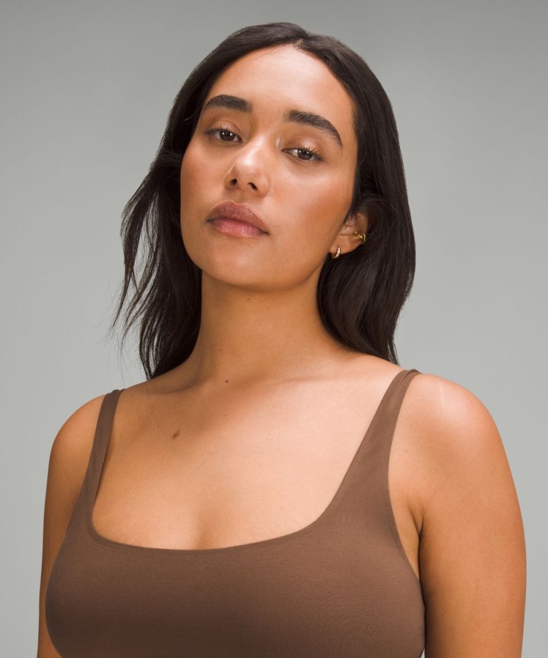 Lululemon Wundermost Ultra-Soft Nulu Scoop-Neck Bralette A–D Cups Java (not available) Online Outlet Sale