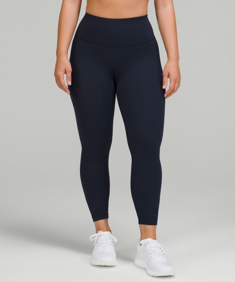 Lululemon Wunder Train Contour Fit High-Rise Tight 25" True Navy Online Outlet Sale