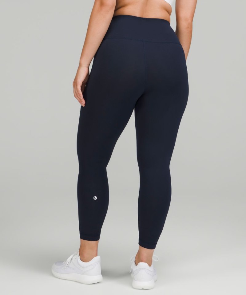 Lululemon Wunder Train Contour Fit High-Rise Tight 25" True Navy Online Outlet Sale