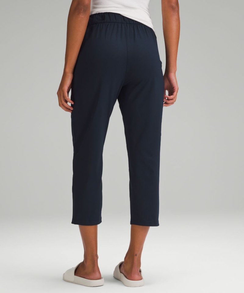 Lululemon Stretch High-Rise Cropped Pant 23" True Navy Online Outlet Sale