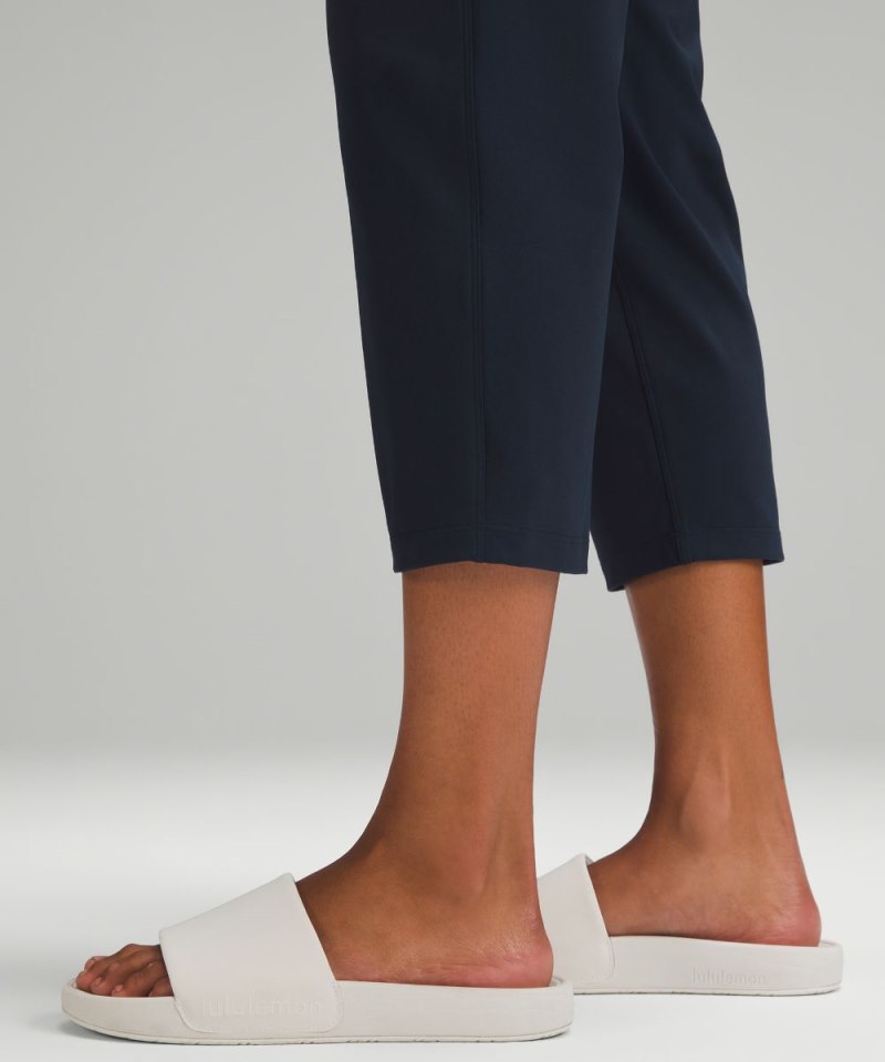 Lululemon Stretch High-Rise Cropped Pant 23" True Navy Online Outlet Sale