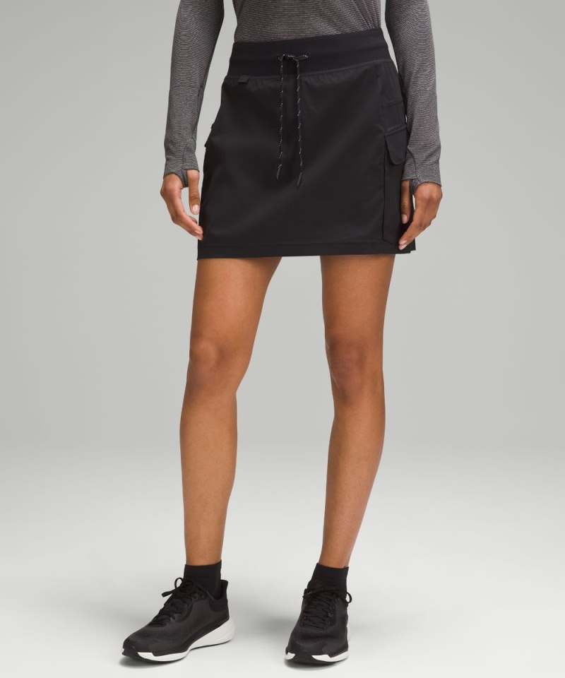 Lululemon Cargo High-Rise Hiking Skirt Black Online Outlet Sale