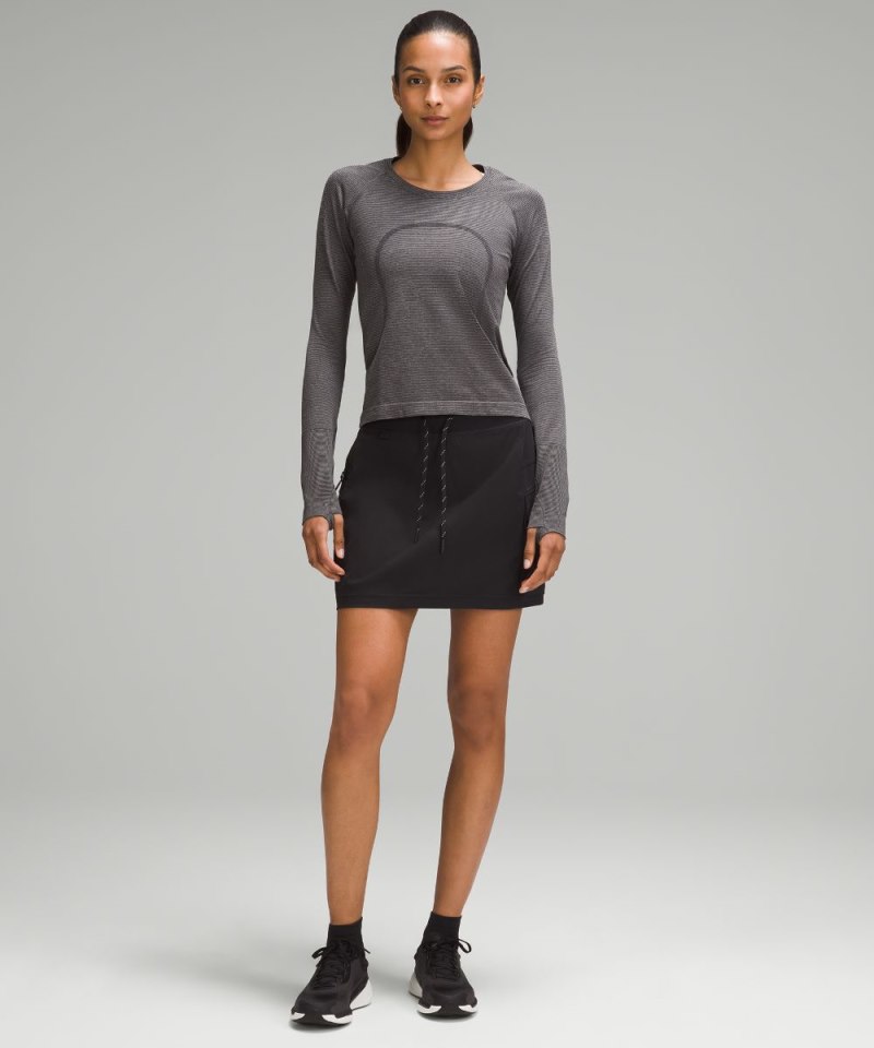 Lululemon Cargo High-Rise Hiking Skirt Black Online Outlet Sale