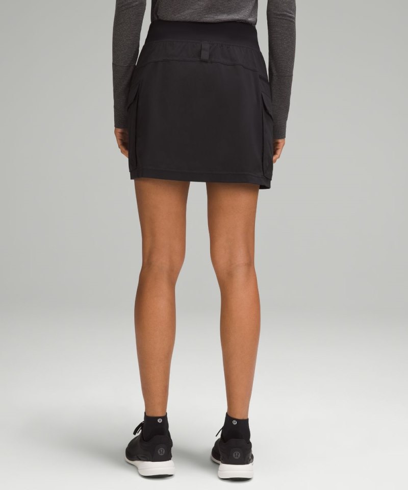 Lululemon Cargo High-Rise Hiking Skirt Black Online Outlet Sale