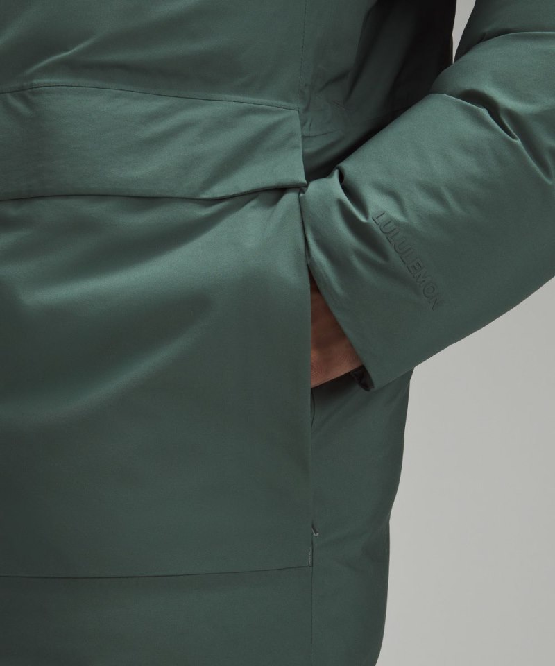 Lululemon StretchSeal Down-Filled Parka Dark Forest Online Outlet Sale