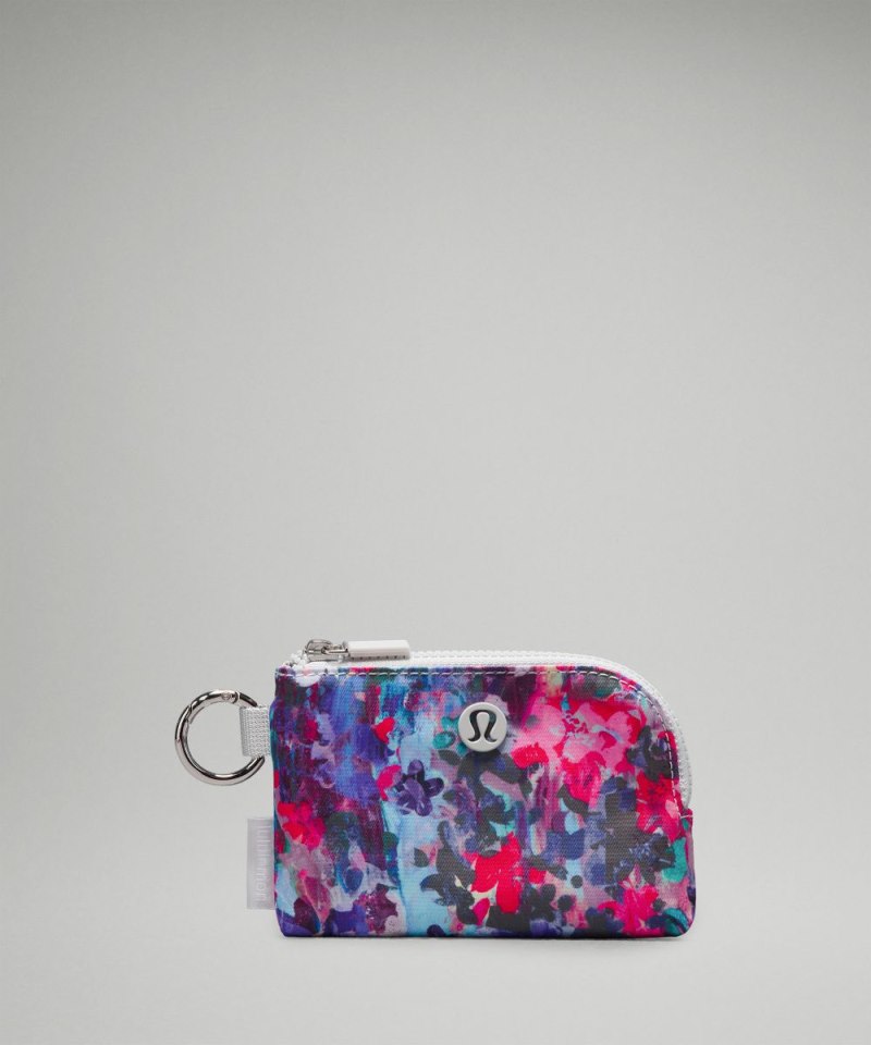 Lululemon Clippable Card Pouch Flower Glide Multi / Vapor Online Outlet Sale