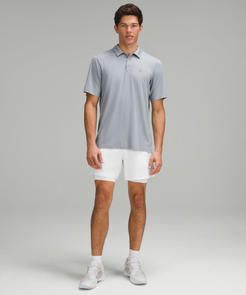 Lululemon Vented Tennis Short 6" White Online Outlet Sale