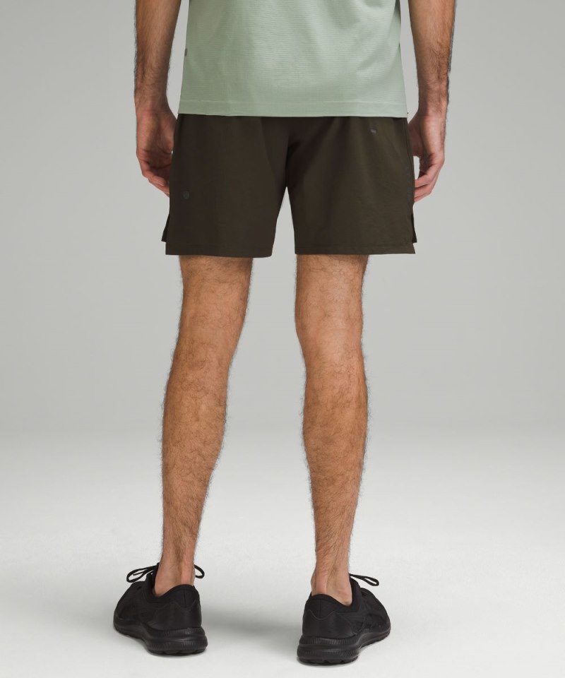 Lululemon License to Train Linerless Short 7" Dark Olive Online Outlet Sale