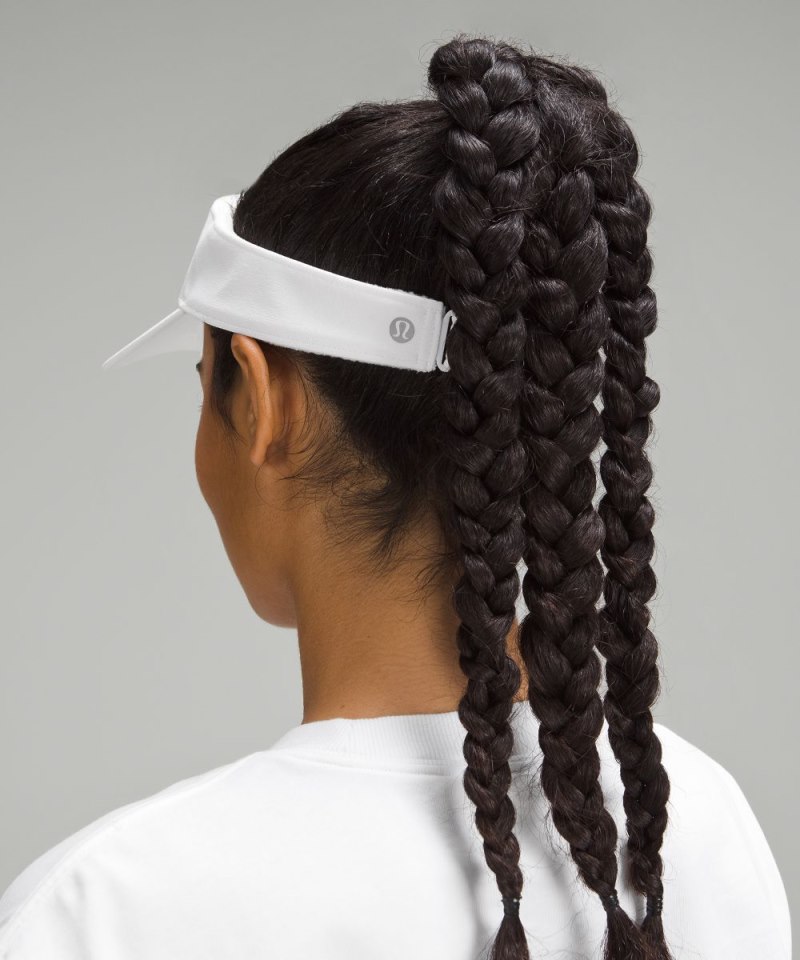 Lululemon Removable Sweatband All-Sport Visor *Pride White Online Outlet Sale