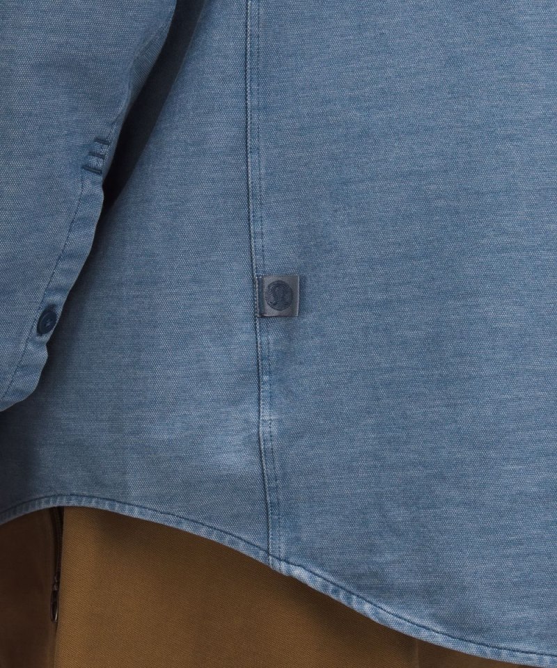 Lululemon Commission Long-Sleeve Shirt Enzyme Dye Mineral Blue Online Outlet Sale