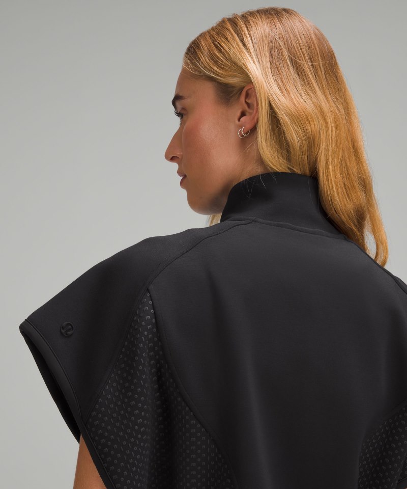 Lululemon Embossed Panel Full Zip Black Online Outlet Sale