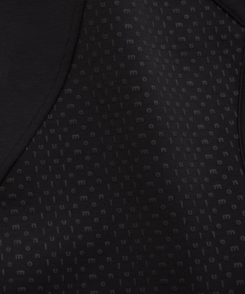 Lululemon Embossed Panel Full Zip Black Online Outlet Sale