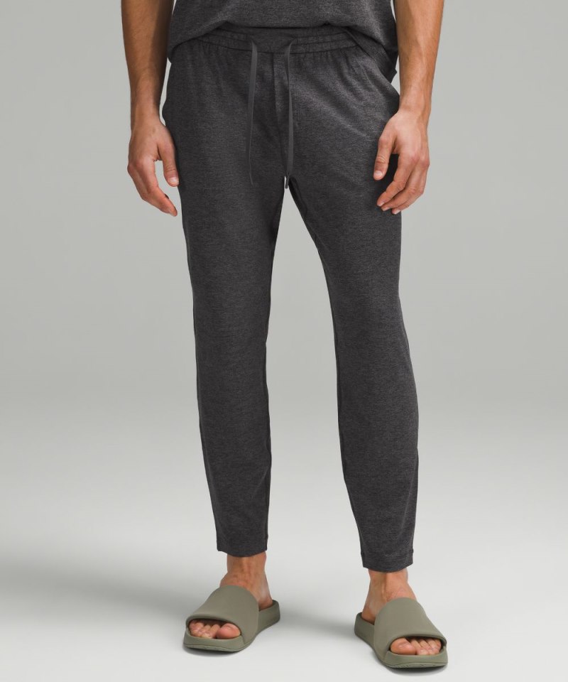 Lululemon Soft Jersey Tapered Pant Heathered Black / Heathered Graphite Grey Online Outlet Sale