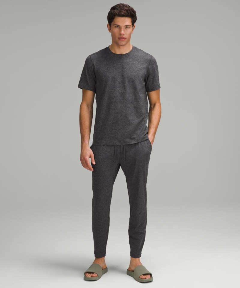 Lululemon Soft Jersey Tapered Pant Heathered Black / Heathered Graphite Grey Online Outlet Sale