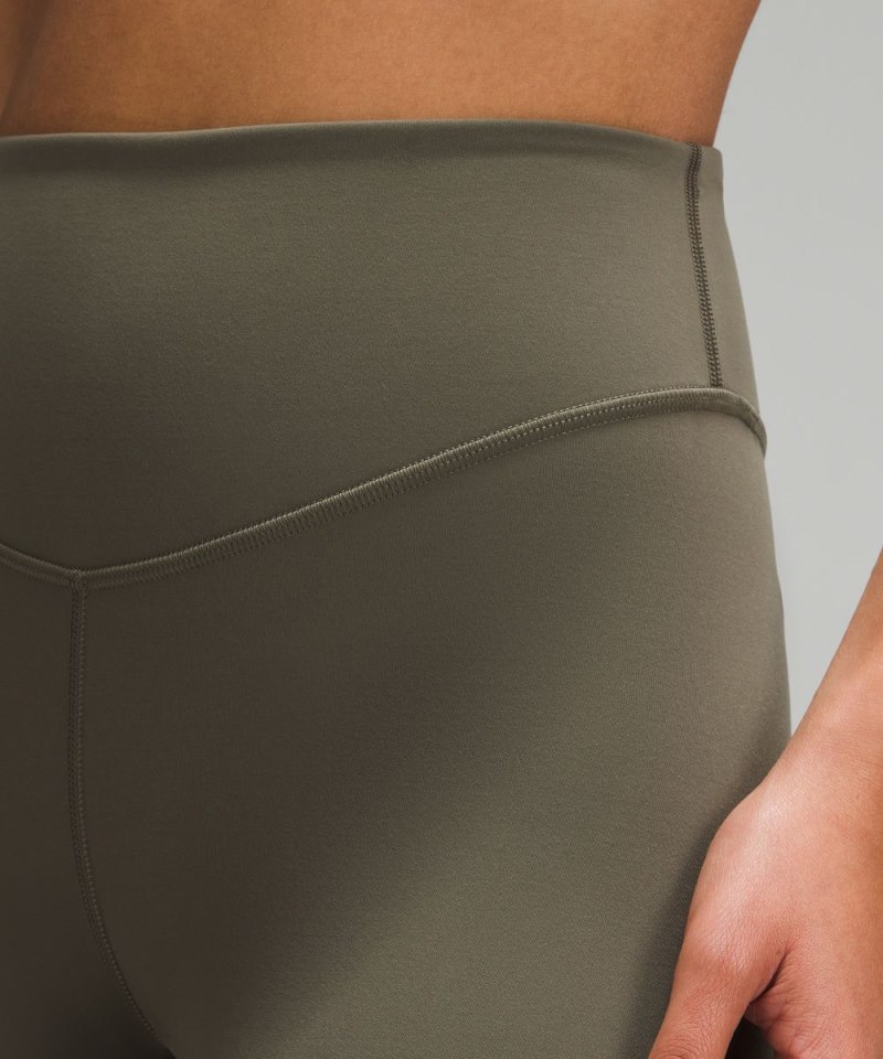 Lululemon Wunder Under SmoothCover High-Rise Tight 28" Army Green Online Outlet Sale