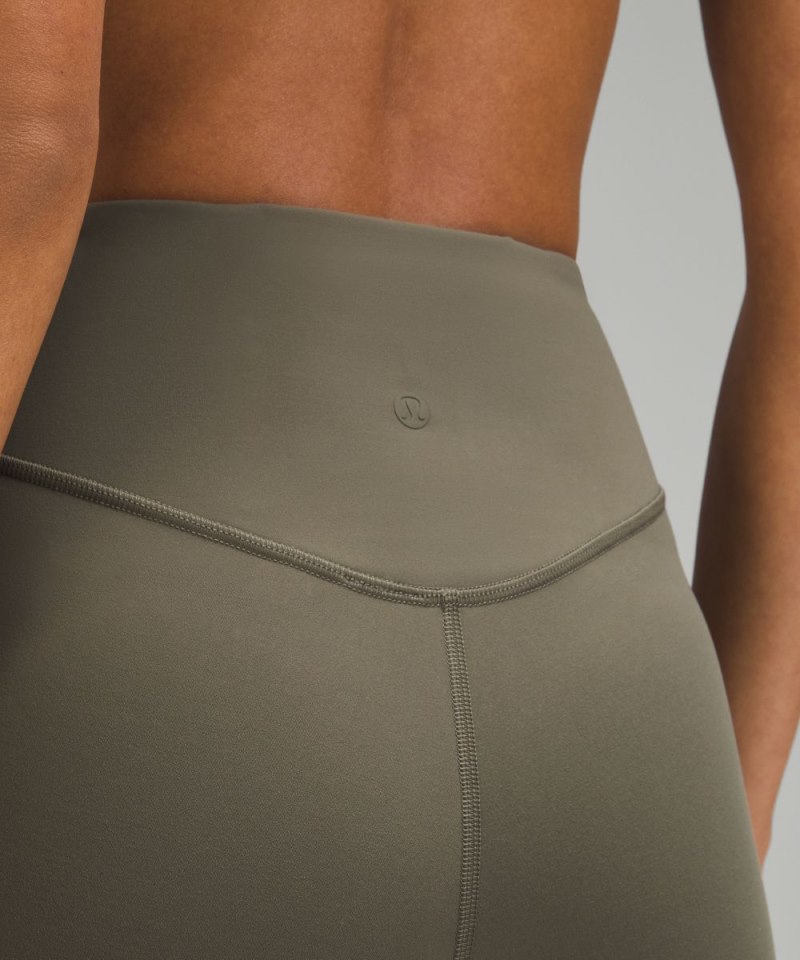 Lululemon Wunder Under SmoothCover High-Rise Tight 28" Army Green Online Outlet Sale