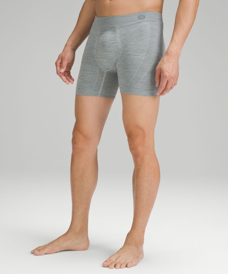 Lululemon Rapid Vent Tech Boxer 5" *3 Pack Heathered Core Black / Heathered Rhino Grey / Heathered True Navy Online Outlet Sale