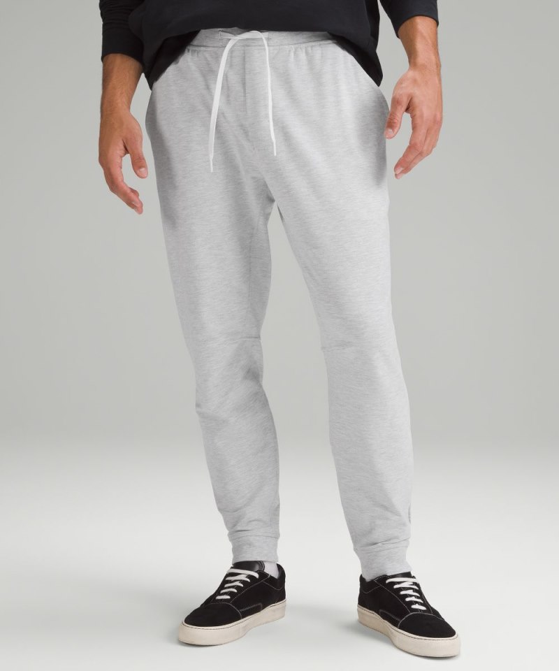 Lululemon City Sweat Jogger *Shorter Heathered Ultra Light Grey / Sea Salt Online Outlet Sale