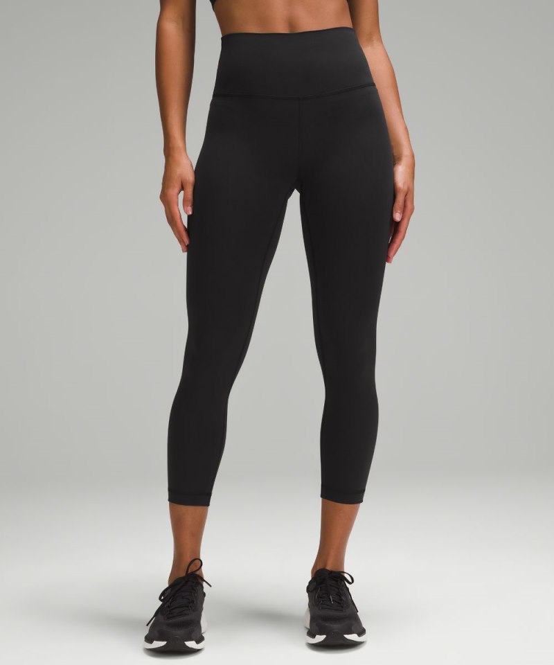Lululemon Wunder Train High-Rise Crop 23" Black Online Outlet Sale