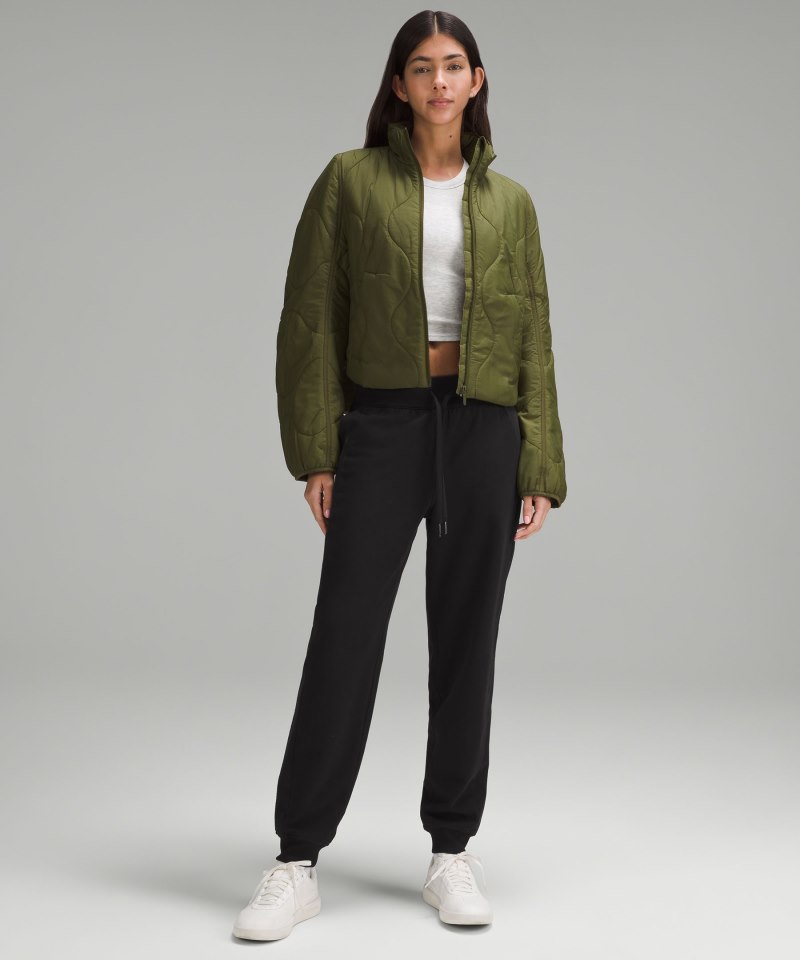 Lululemon Scuba High-Rise French Terry Jogger Black Online Outlet Sale