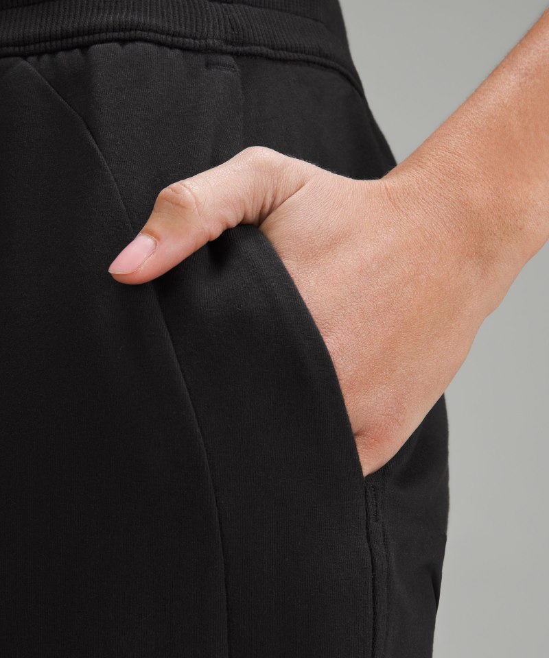 Lululemon Scuba High-Rise French Terry Jogger Black Online Outlet Sale